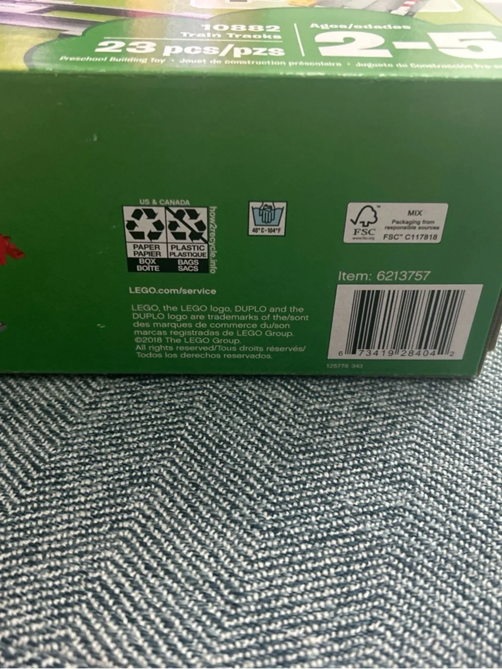 LEGO DUPLO: Train Tracks (10882)- new in box - Picture 7 of 11
